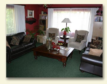 Guest Lounge at Pepperwood Lodge